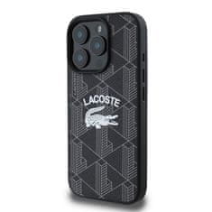 Lacoste Zadní kryt Blend Monogram MagSafe pro iPhone 16 Pro Black