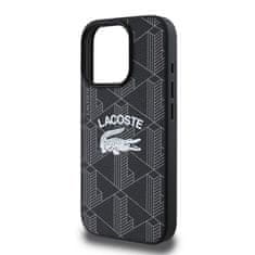 Lacoste Zadní kryt Blend Monogram MagSafe pro iPhone 16 Pro Black