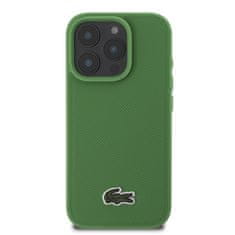 Lacoste Zadní kryt Iconic Petit Pique Woven Logo MagSafe pro iPhone 16 Pro Max Green