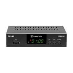 Cabletech URZ0338A DVB-T2 H.265 HEVC tuner černá