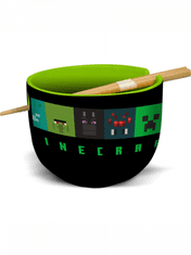 Dárkový set Minecraft - Creatures (miska na ramen a hůlky)