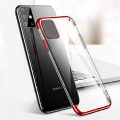 OEM Color Electroplating silikonové pouzdro na iPhone 13 Pro 6.1" red