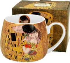 Dekorstyle Porcelánový hrnek BARYLKA Klimt THE KISS 430 ml hnědý