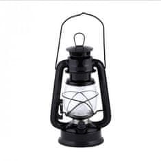 Pronett XJ3891 Petrolejová lampa 19 cm černá