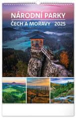 Nástěnný kalendář Národní parky Čech a Moravy 2025