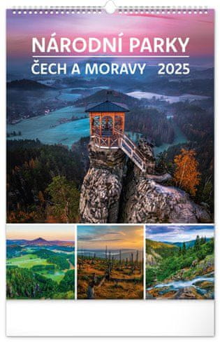 Nástěnný kalendář Národní parky Čech a Moravy 2025