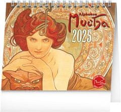 Notique Stolní kalendář Alfons Mucha 2025