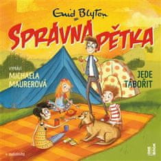 Správná pětka jede tábořit - Enid Blytonová CD