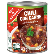 Gut & Gustig G&G CHILI CON CARNE s vepřovým masem 800G