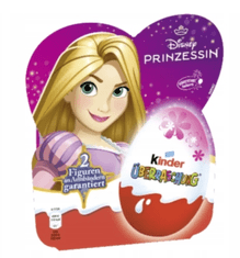 KINDER Kinder ''Disney Princess" čokoládové vajíčko s překvapením 4ks, 80g