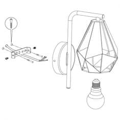 Eglo EGLO Nástěnné svítidlo CARLTON 4 43057