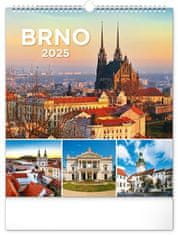 Notique Nástěnný kalendář Brno 2025