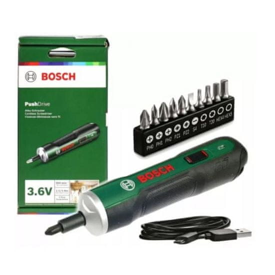 Bosch Bosch PushDrive aku šroubovák 3,6 V 06039C6002