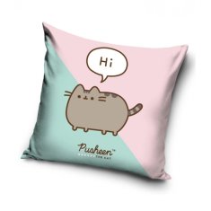 Carbotex  Povlak na polštářek Kočička Pusheen Já Košišta 40x40 cm