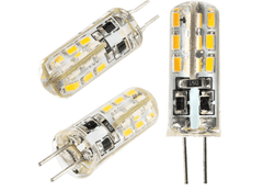 LUMILED 10x LED žárovka G4 CAPSULE 2W = 20W 200lm 3000K Teplá bílá 270°