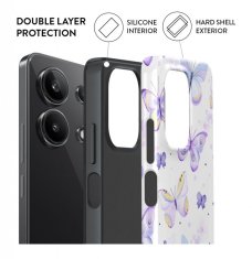 TopQ Kryt AURIX Xiaomi Redmi Note 13 Pro pevný Butterflies 127008