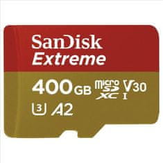 SanDisk Paměťová karta Extreme micro SDXC 400 GB 160 MB/s A2 C10 V30 UHS-I U3