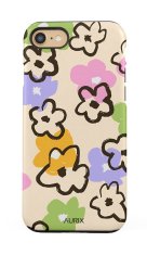 TopQ Kryt AURIX iPhone SE 2020 pevný Flower Drawing 126834