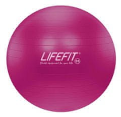 LIFEFIT Gymnastický míč ANTI-BURST 55 cm, bordó