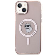 Karl Lagerfeld Kryt Karl Lagerfeld KLHMP15MHFCCNOP Apple iPhone 15 Plus / 14 Plus hardcase IML Choupette MagSafe pink