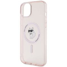 Karl Lagerfeld Kryt Karl Lagerfeld KLHMP15MHFCCNOP Apple iPhone 15 Plus / 14 Plus hardcase IML Choupette MagSafe pink