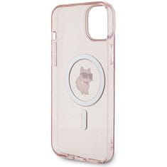 Karl Lagerfeld Kryt Karl Lagerfeld KLHMP15MHFCCNOP Apple iPhone 15 Plus / 14 Plus hardcase IML Choupette MagSafe pink