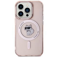 Karl Lagerfeld Kryt Karl Lagerfeld KLHMP15XHFCCNOP Apple iPhone 15 Pro Max hardcase IML Choupette MagSafe pink