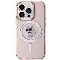 Karl Lagerfeld Kryt Karl Lagerfeld KLHMP15LHFCCNOP Apple iPhone 15 Pro hardcase IML Choupette MagSafe pink