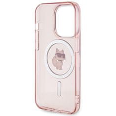 Karl Lagerfeld Kryt Karl Lagerfeld KLHMP15LHFCCNOP Apple iPhone 15 Pro hardcase IML Choupette MagSafe pink