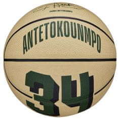 Wilson Míče basketbalové béžové 3 Nba Player Icon Giannis Antetokounmpo Mini