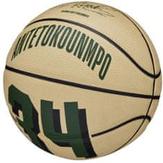 Wilson Míče basketbalové béžové 3 Nba Player Icon Giannis Antetokounmpo Mini