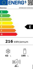 Electrolux Vestavná kombinovaná chladnička ENT6NE18S