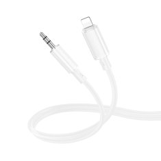 Borofone Kabel BL21 Lemon Lightning - jack 3,5 mm 1m bílý