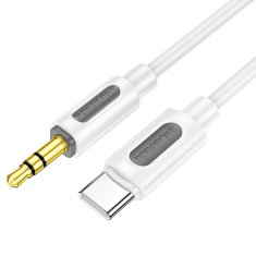 Borofone Kabel BL20 jack 3,5 mm USB-C 1m bílý