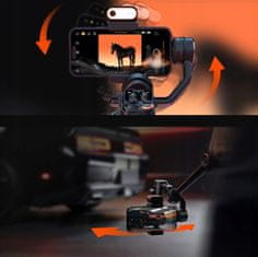 Hohem Gimbal Stabilizátor Hohem iSteady M7 OLED lampa Dálkové ovládání pro Smartphone