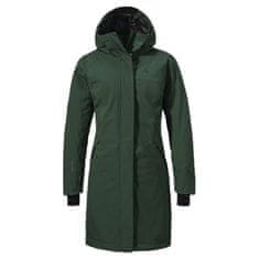 Schöffel Bundy univerzálni zelené S Winter-parka Urban Insulated Coat Style Gregale Wms