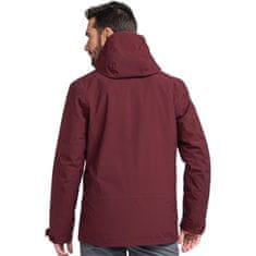 Schöffel Bundy univerzálni vínově červené 3XL Wander winterjacke Auerspitz 3in1