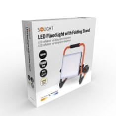 Solight Solight LED reflektor se sklopným stojanem, 100W, 9000lm, 4000K, kabel se zástrčkou, IP65 WM-100W-FEQ