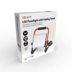 Solight Solight LED reflektor se sklopným stojanem, 50W, 4500lm, 4000K, kabel se zástrčkou, IP65 WM-50W-FEQ