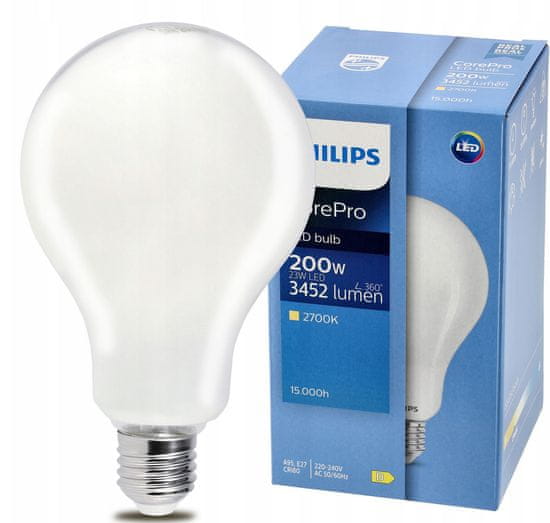 Philips LED žárovka Philips E27 - 23W - 3452lm - 2700k Corepro Premium