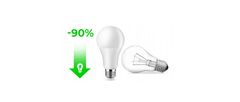 ECOLIGHT 10x LED žárovka E27 15W 1350lm neutrální bílá 4000K 20000h 230V