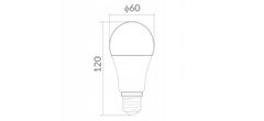 ECOLIGHT 10x LED žárovka E27 15W 1350lm neutrální bílá 4000K 20000h 230V