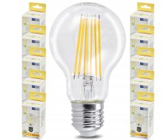 Anlux 10x LED žárovka E27 - 11W - 1540lm - teplá bílá