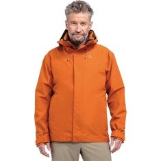 Schöffel Bundy univerzálni oranžové XXL Wanderjacke Hiking 3in1 Style Okere