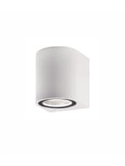 Nova Luce NOVA LUCE venkovní nástěnné svítidlo NERO hliník bílé skleněný difuzor GU10 1x7W 220-240V IP54 bez žárovky světlo dolů 910021