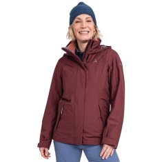 Schöffel Bundy univerzálni vínově červené M Winterjacke 3in1 Partinello