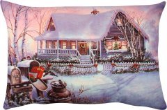 Hanah Home Vánoční dekorační polštář STARLIT 33x48 cm vícebarevný