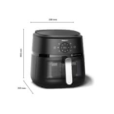 Philips horkovzdušná fritéza Series 2000 Airfryer 6,2l XL Digitální okno NA231/00