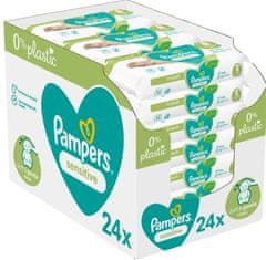 Pampers Sensitive Plastic Free 24 x 52ks