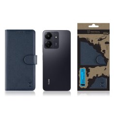 Tactical Knížkové pouzdro Field Notes pro Xiaomi Redmi 13C modré